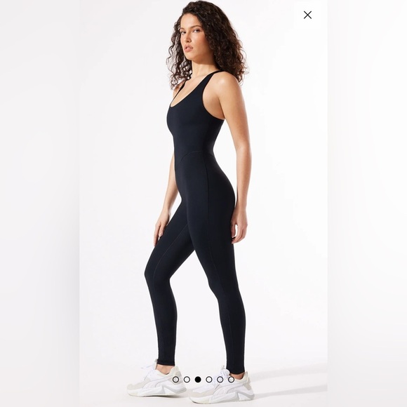 Savage X Fenty Bond Babe Jumpsuit Black Size M 8-10 - Picture 3 of 13